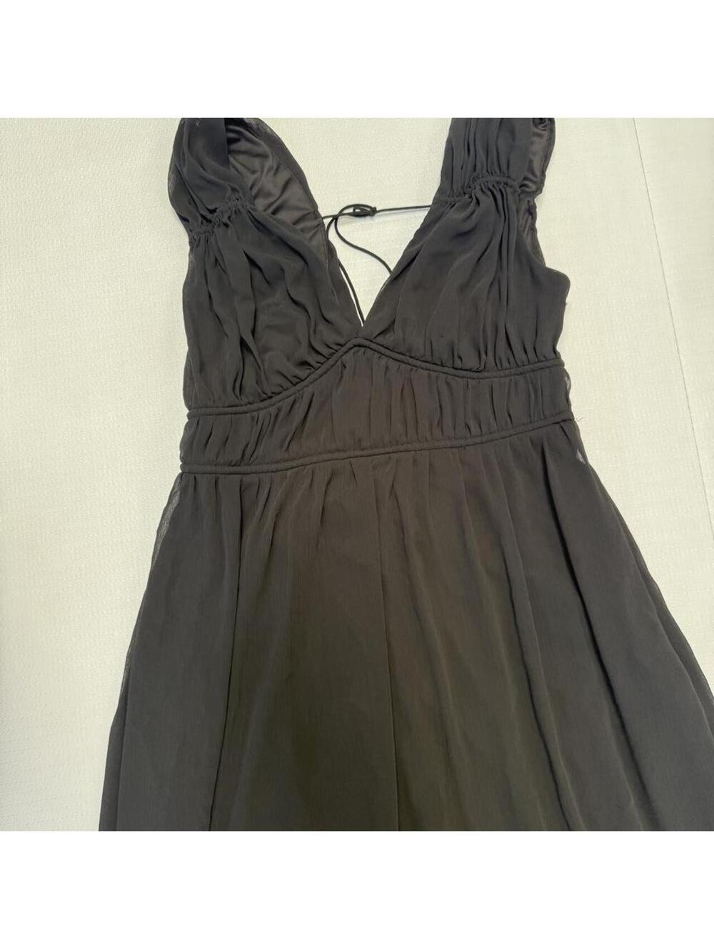 H M Women's Black and Grey Dress